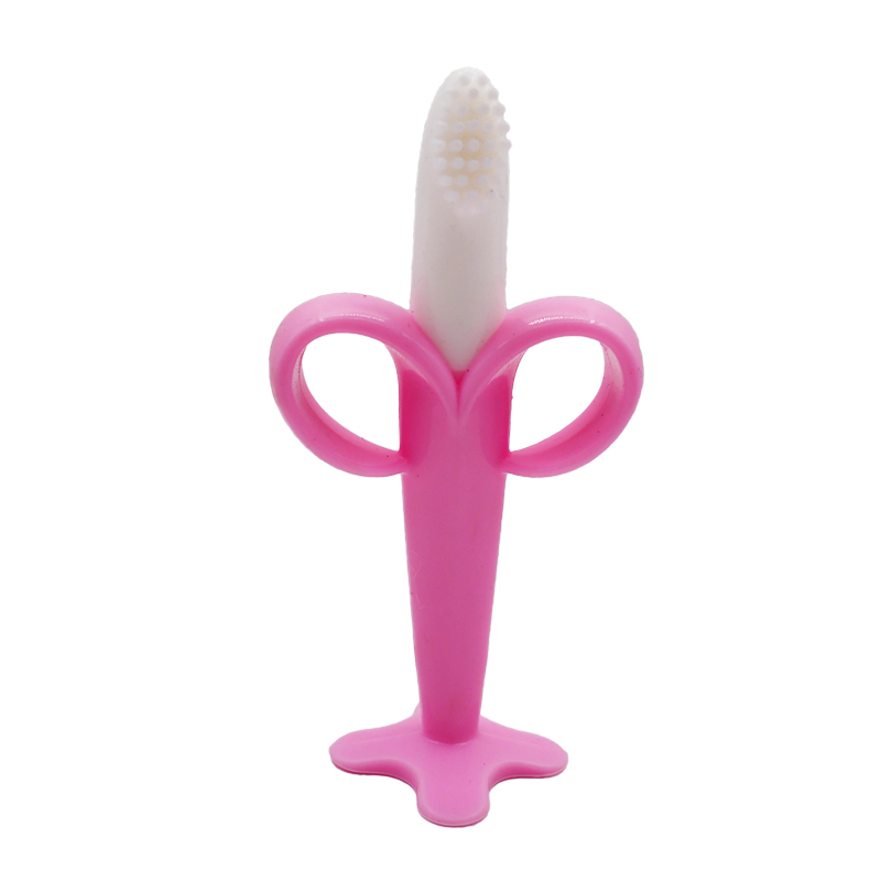 Banana Teether Baby Silicone Toothbrush